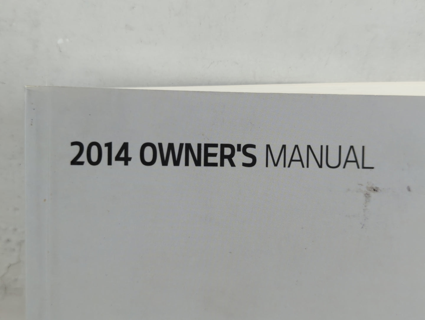 2014 Kia Soul Owners Manual Book Guide P/N:EB20-EU3DD OEM Used Auto Parts - Oemusedautoparts1.com