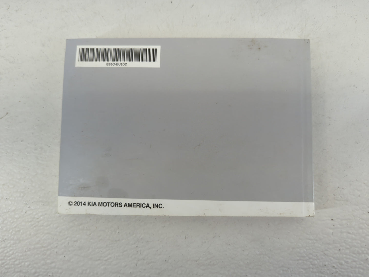 2014 Kia Soul Owners Manual Book Guide P/N:EB20-EU3DD OEM Used Auto Parts - Oemusedautoparts1.com