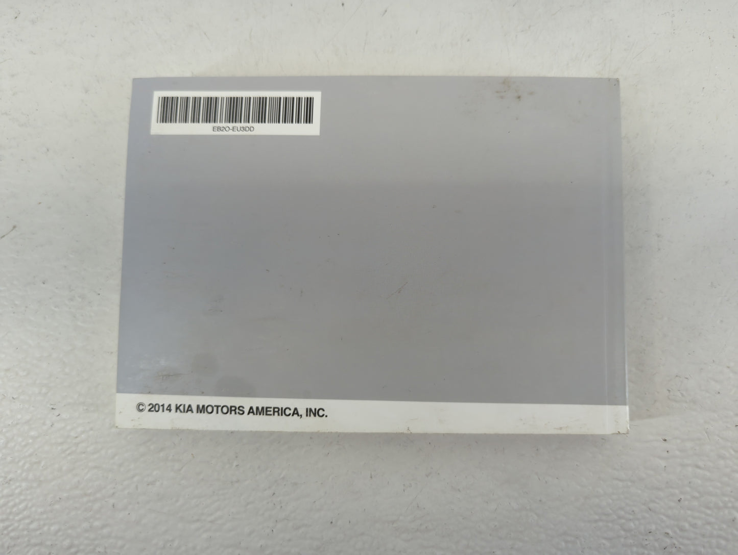 2014 Kia Soul Owners Manual Book Guide P/N:EB20-EU3DD OEM Used Auto Parts - Oemusedautoparts1.com