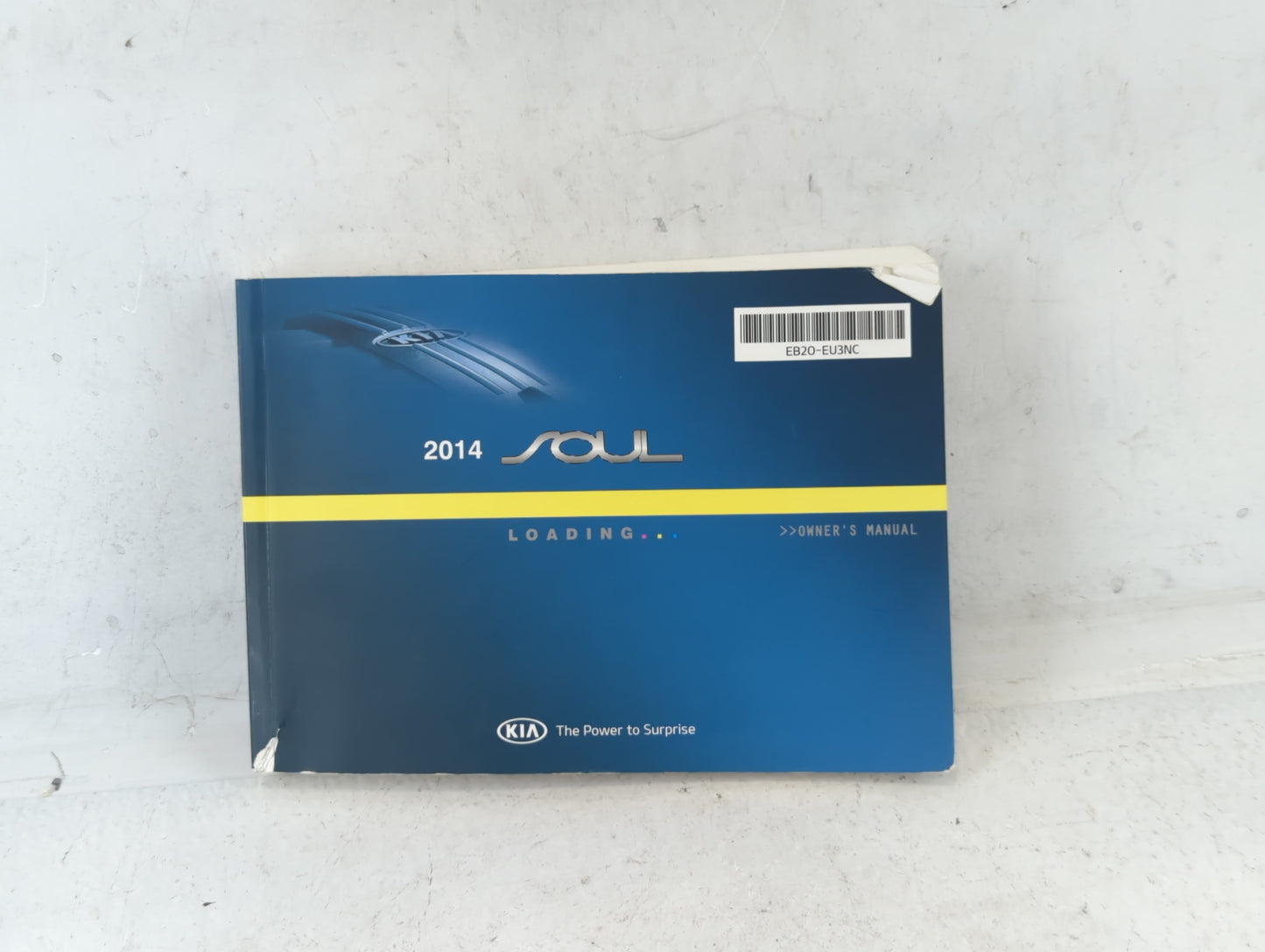 2014 Kia Soul Owners Manual Book Guide P/N:EB20-EU3NC OEM Used Auto Parts - Oemusedautoparts1.com