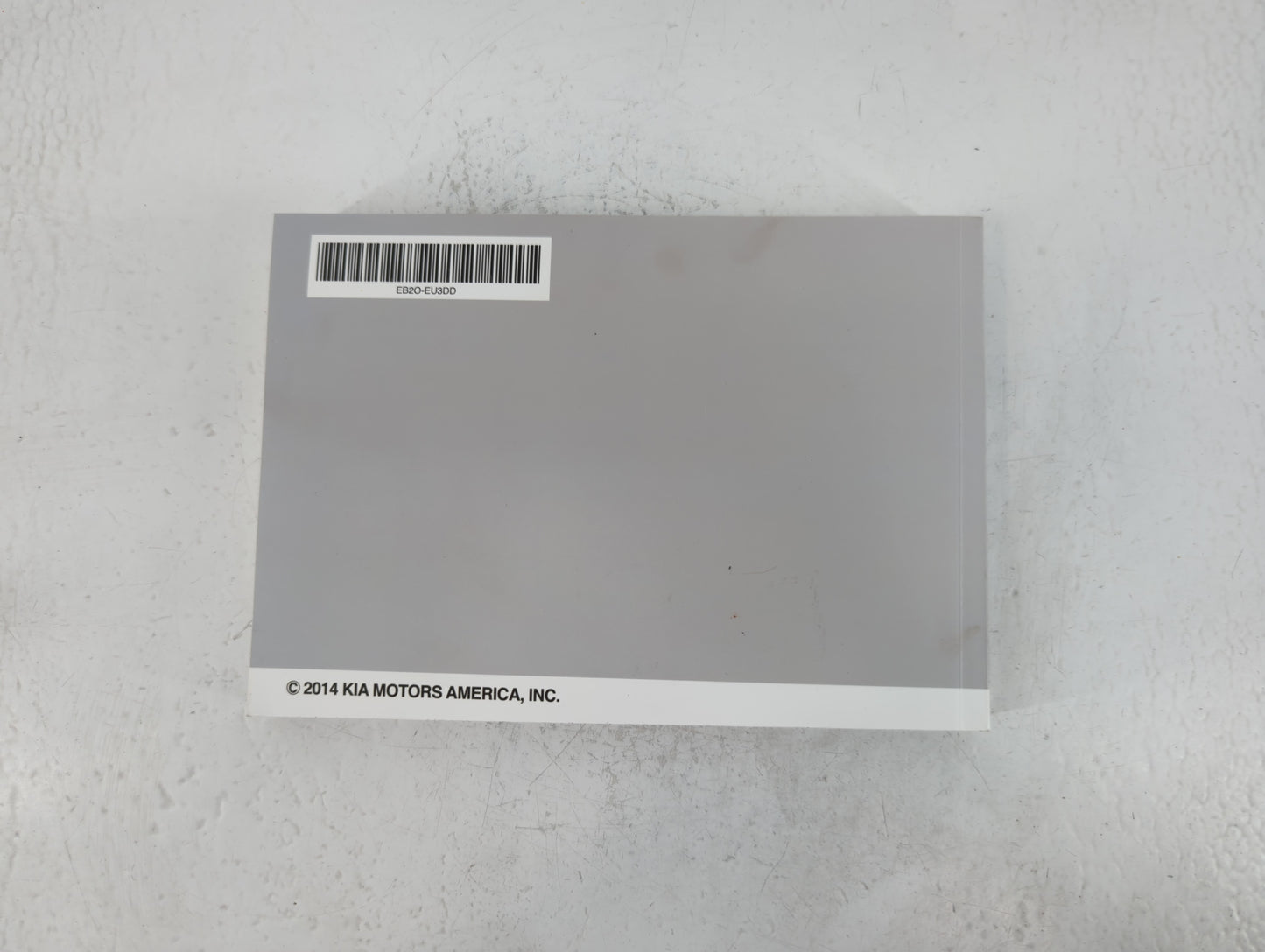 2014 Kia Soul Owners Manual Book Guide P/N:EB20-EU3DD OEM Used Auto Parts - Oemusedautoparts1.com