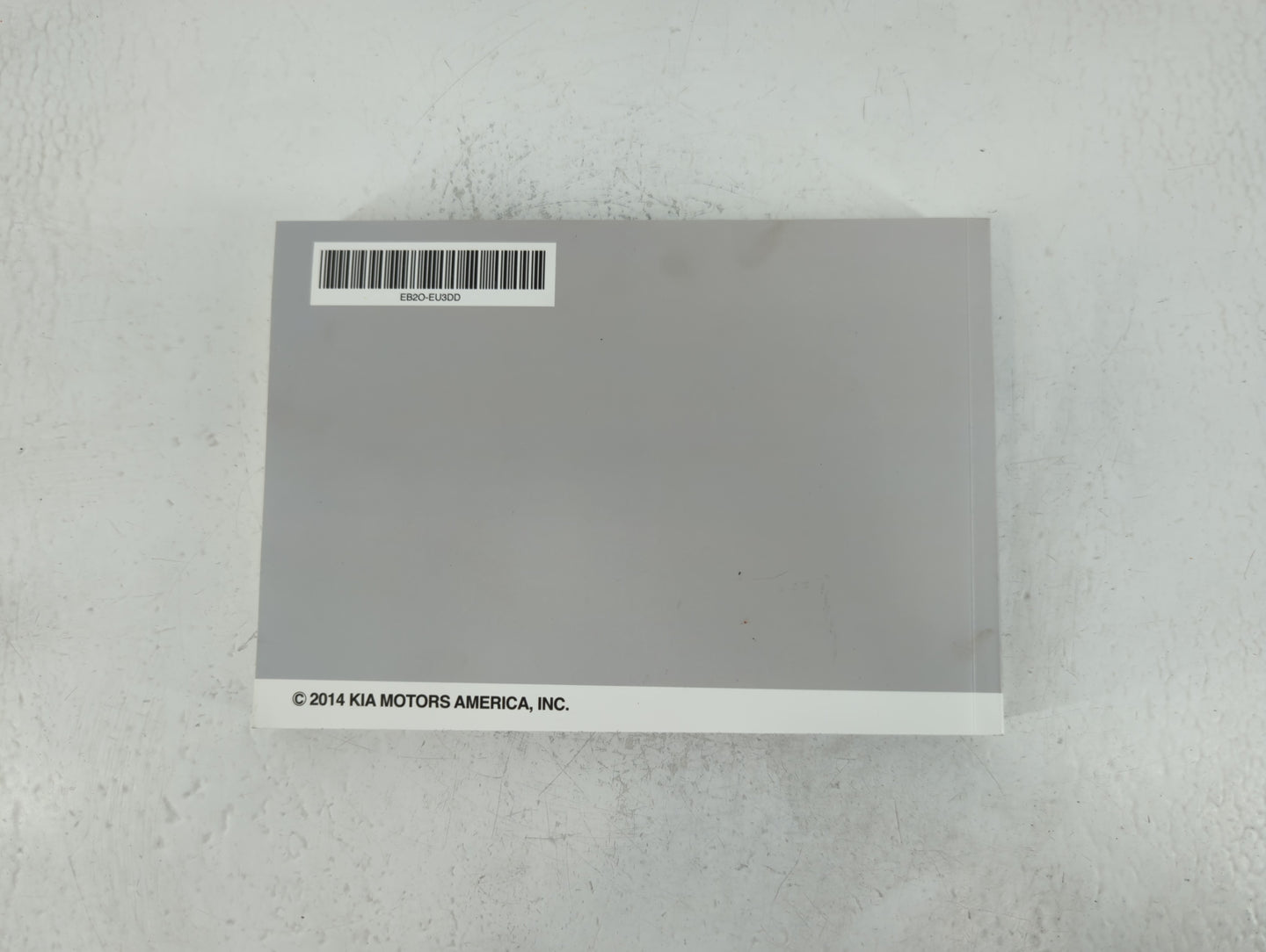2014 Kia Soul Owners Manual Book Guide P/N:EB20-EU3DD OEM Used Auto Parts - Oemusedautoparts1.com