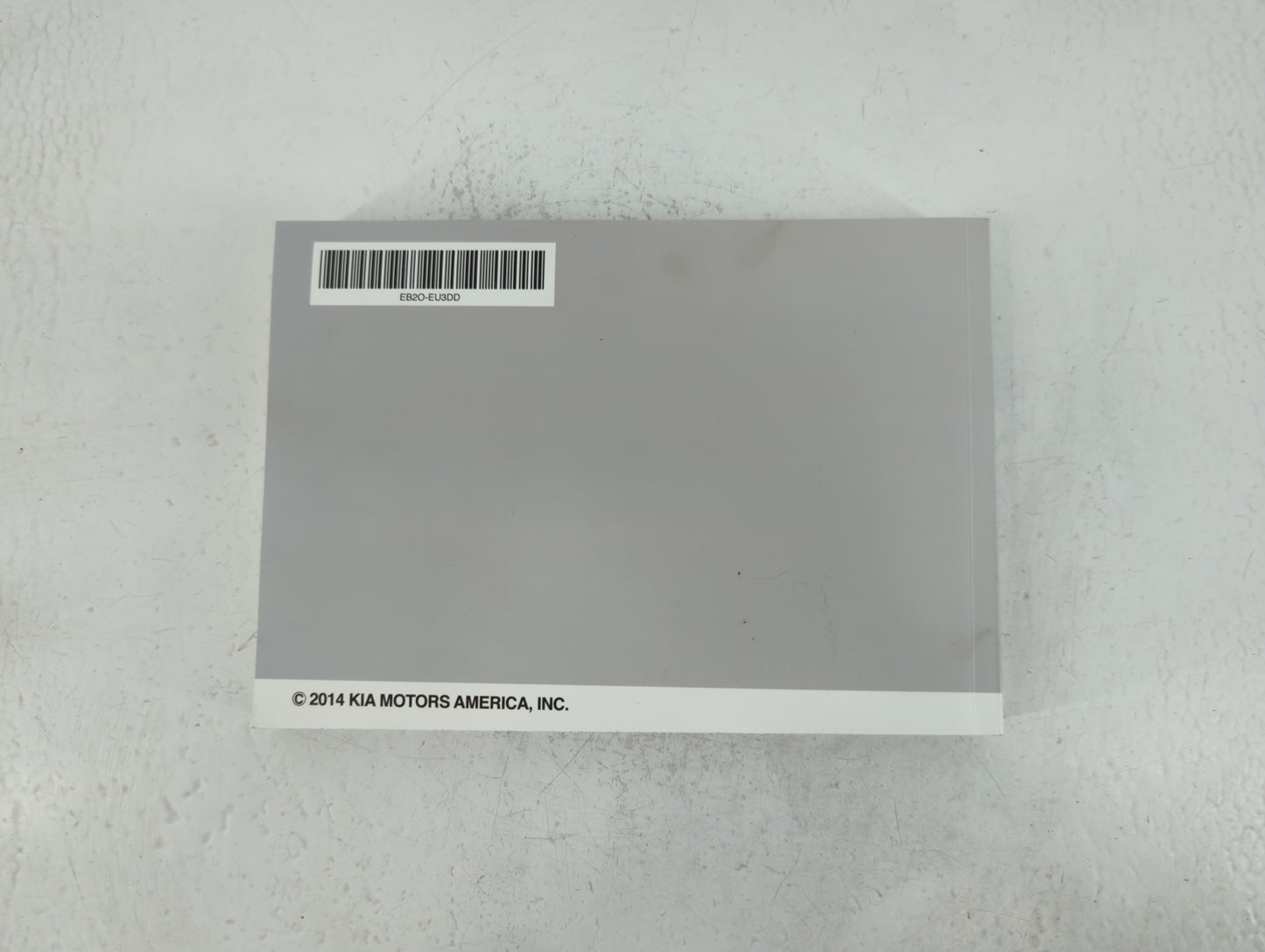 2014 Kia Soul Owners Manual Book Guide P/N:EB20-EU3DD OEM Used Auto Parts - Oemusedautoparts1.com