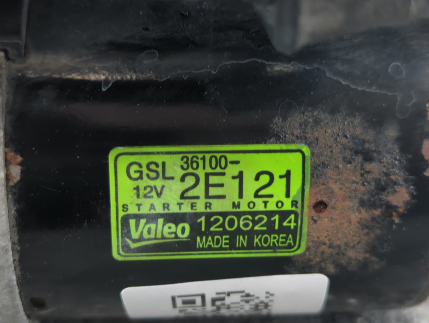 2014-2015 Kia Soul Car Starter Motor Solenoid OEM P/N:1206214 36100-2E121 Fits Fits 2014 2015 2016 OEM Used Auto Parts - Oem