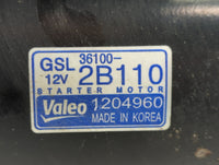 2014-2019 Kia Soul Car Starter Motor Solenoid OEM P/N:36100-2B110 Fits Fits 2014 2015 2016 2017 2018 2019 OEM Used Auto Part