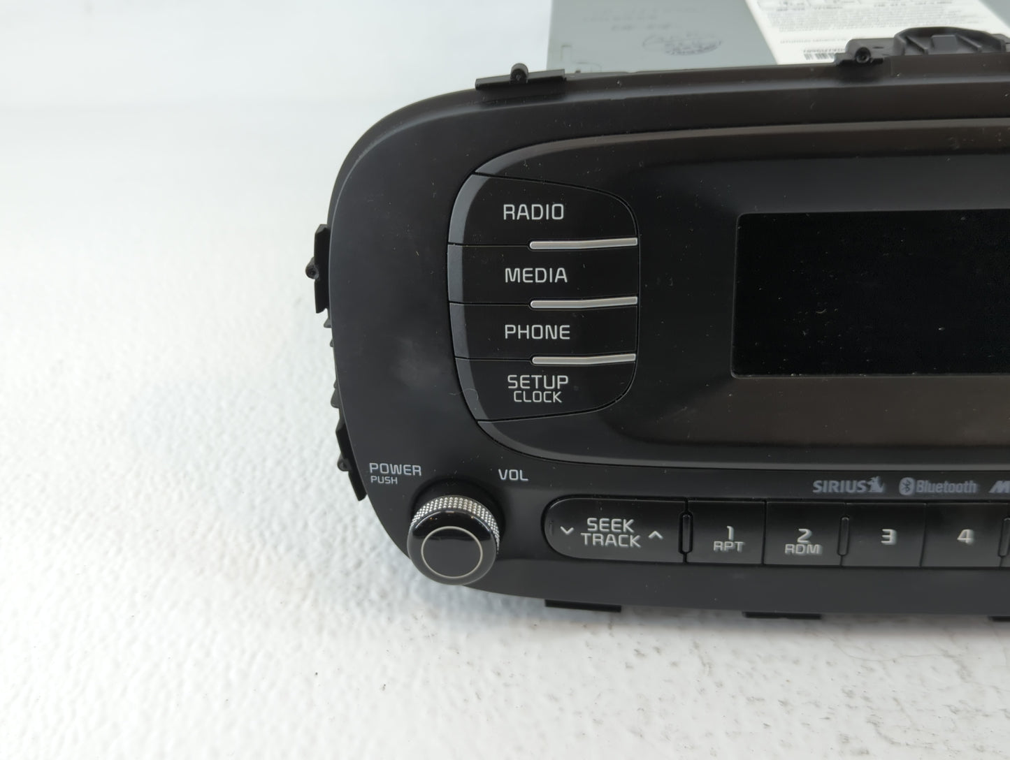 2014-2016 Kia Soul Radio AM FM Cd Player Receiver Replacement P/N:96170-B2090CA Fits Fits 2014 2015 2016 OEM Used Auto Parts