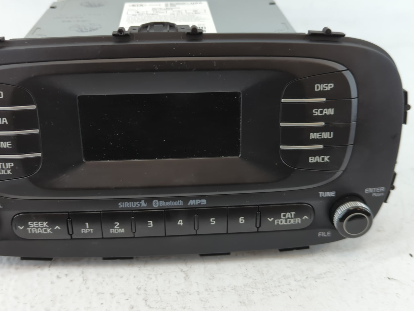 2014-2016 Kia Soul Radio AM FM Cd Player Receiver Replacement P/N:96170-B2090CA Fits Fits 2014 2015 2016 OEM Used Auto Parts