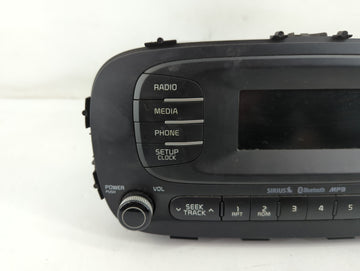 2014-2016 Kia Soul Radio AM FM Cd Player Receiver Replacement P/N:96170-B2090CA Fits Fits 2014 2015 2016 OEM Used Auto Parts