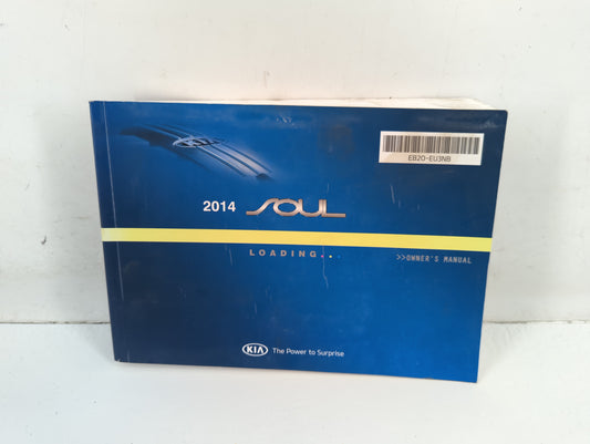 2014 Kia Soul Owners Manual Book Guide P/N:EB20-EU3NB OEM Used Auto Parts - Oemusedautoparts1.com