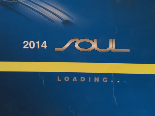 2014 Kia Soul Owners Manual Book Guide P/N:EB20-EU3NB OEM Used Auto Parts