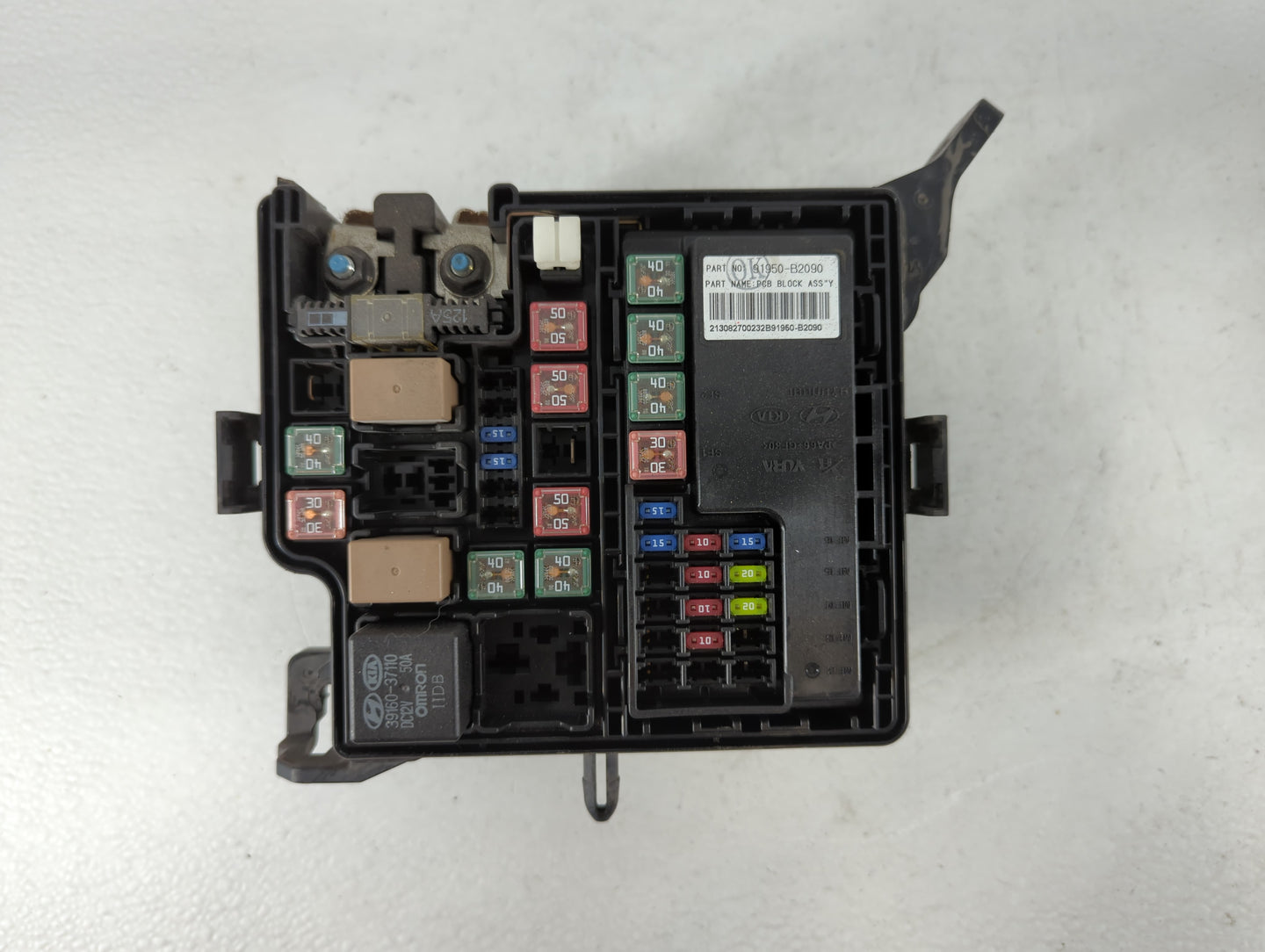 2014 Kia Soul Fusebox Fuse Box Panel Relay Module P/N:91950-B2090 Fits OEM Used Auto Parts - Oemusedautoparts1.com