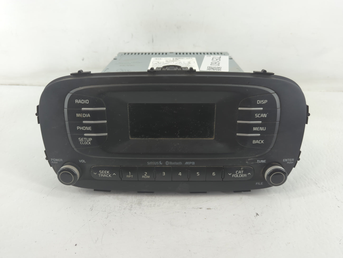 2014-2016 Kia Soul Radio AM FM Cd Player Receiver Replacement P/N:96170-B2090CA Fits Fits 2014 2015 2016 OEM Used Auto Parts