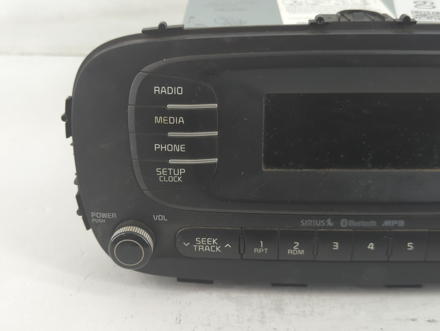 2014-2016 Kia Soul Radio AM FM Cd Player Receiver Replacement P/N:96170-B2090CA Fits Fits 2014 2015 2016 OEM Used Auto Parts