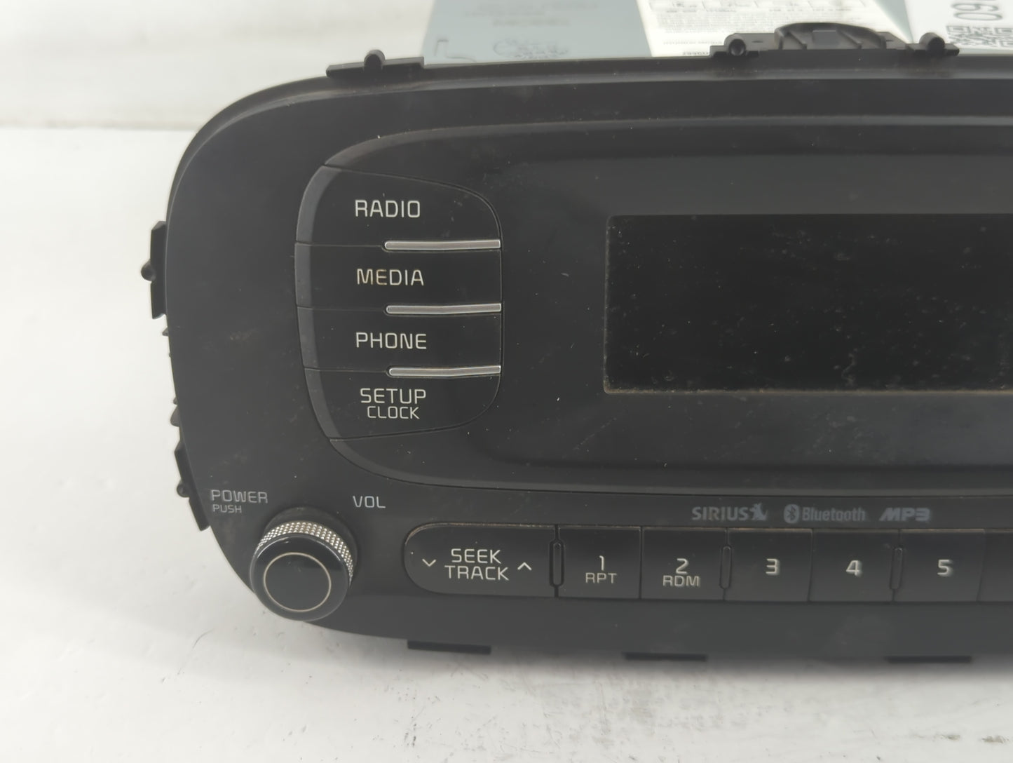 2014-2016 Kia Soul Radio AM FM Cd Player Receiver Replacement P/N:96170-B2090CA Fits Fits 2014 2015 2016 OEM Used Auto Parts