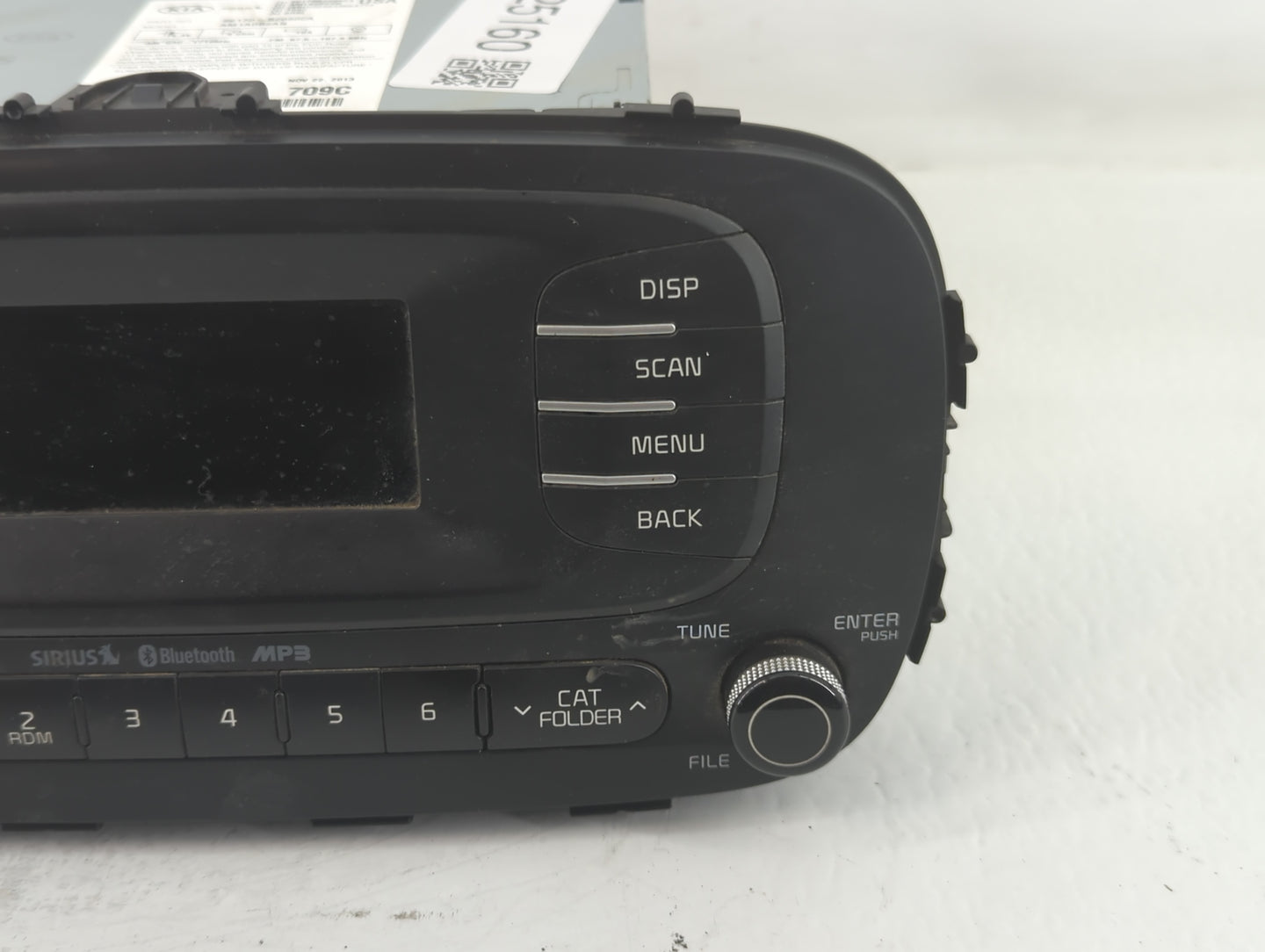 2014-2016 Kia Soul Radio AM FM Cd Player Receiver Replacement P/N:96170-B2090CA Fits Fits 2014 2015 2016 OEM Used Auto Parts