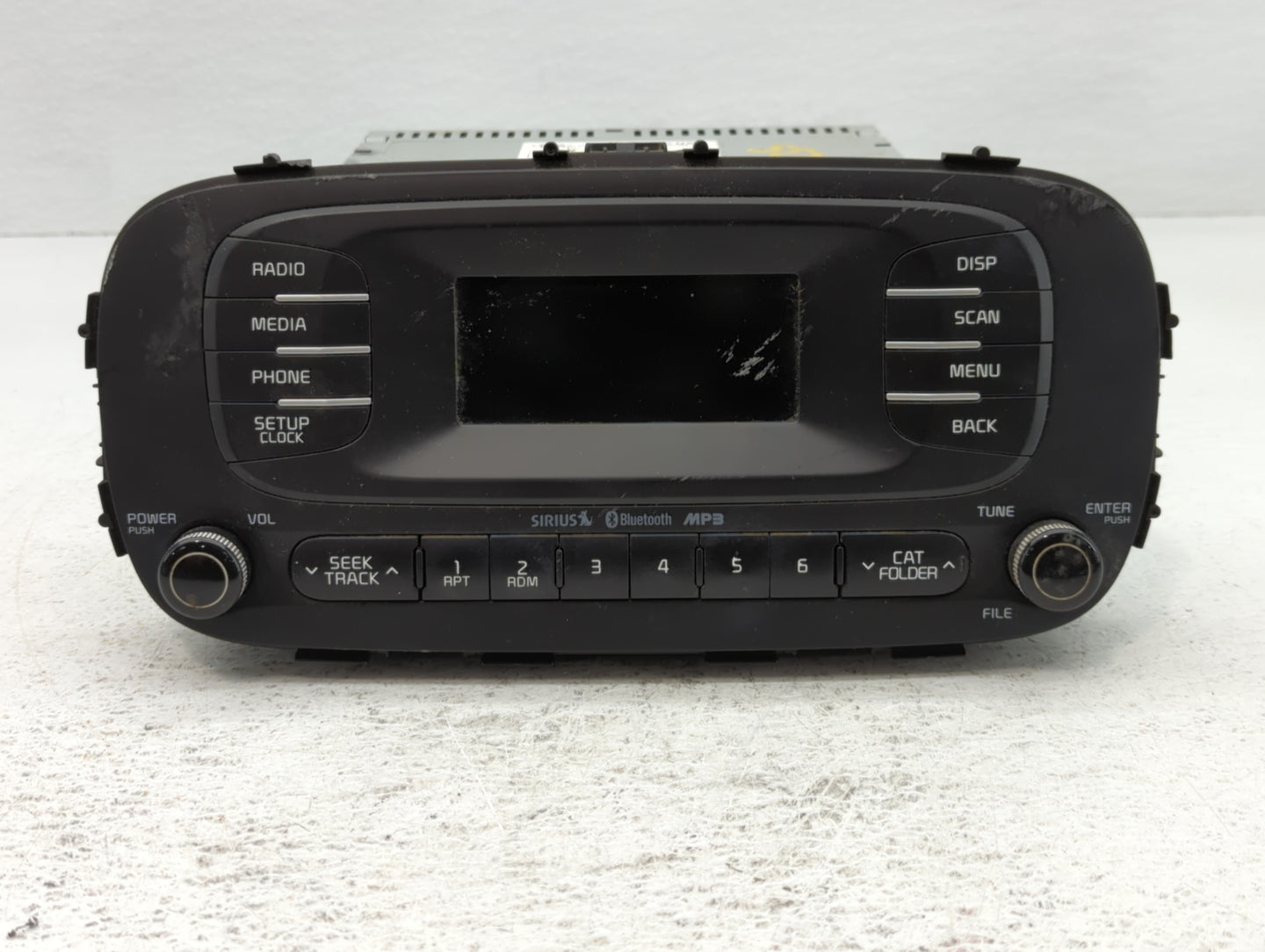 2014-2016 Kia Soul Radio AM FM Cd Player Receiver Replacement P/N:96170-B2090CA Fits Fits 2014 2015 2016 OEM Used Auto Parts