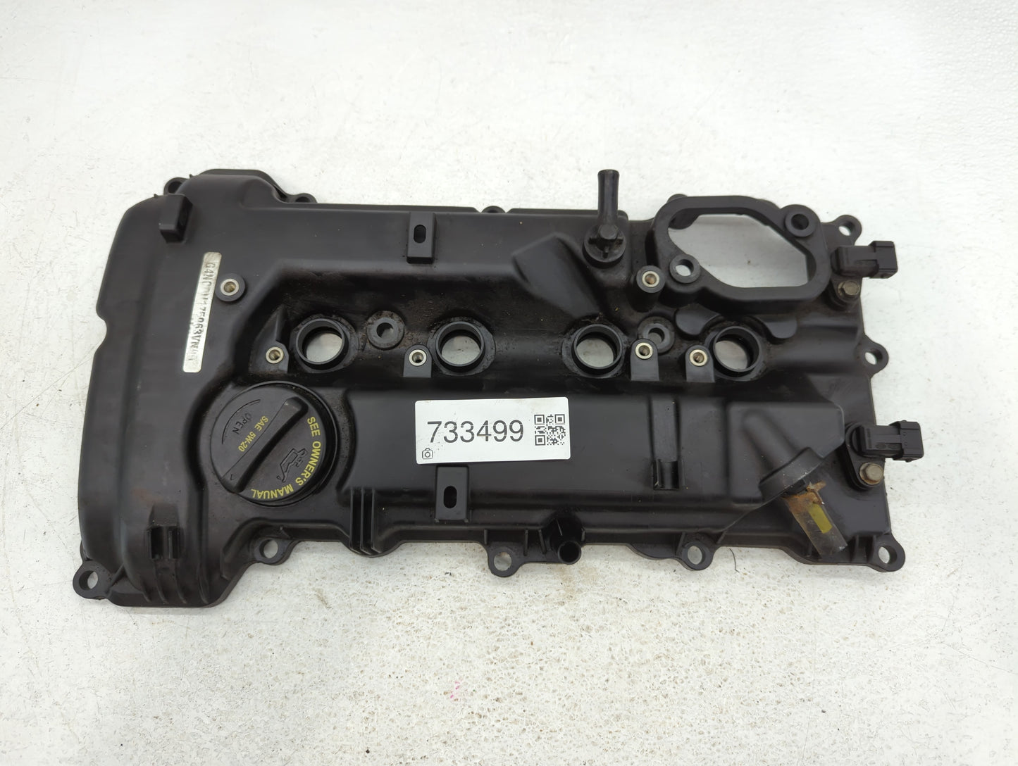 2014 Kia Soul Driver Left Cylinder Head Valve Cover P/N:22410-2E210 Fits OEM Used Auto Parts - Oemusedautoparts1.com