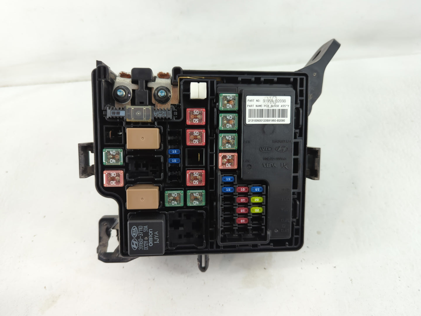 2014 Kia Soul Fusebox Fuse Box Panel Relay Module P/N:91950-B2090 Fits OEM Used Auto Parts - Oemusedautoparts1.com