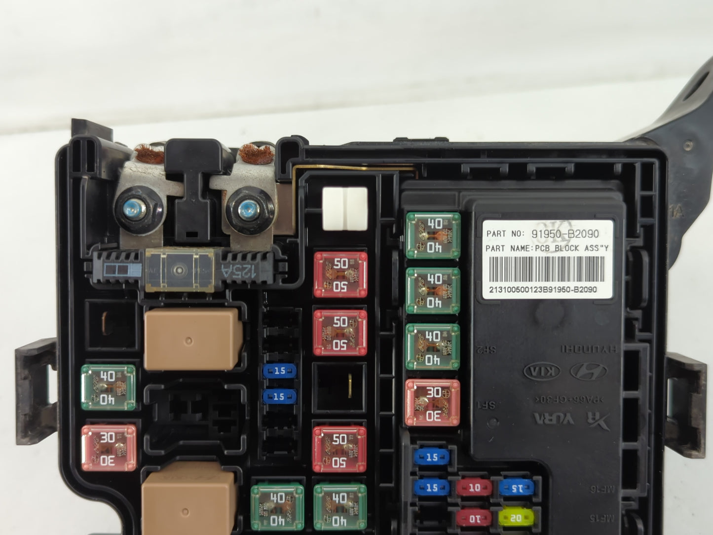 2014 Kia Soul Fusebox Fuse Box Panel Relay Module P/N:91950-B2090 Fits OEM Used Auto Parts - Oemusedautoparts1.com