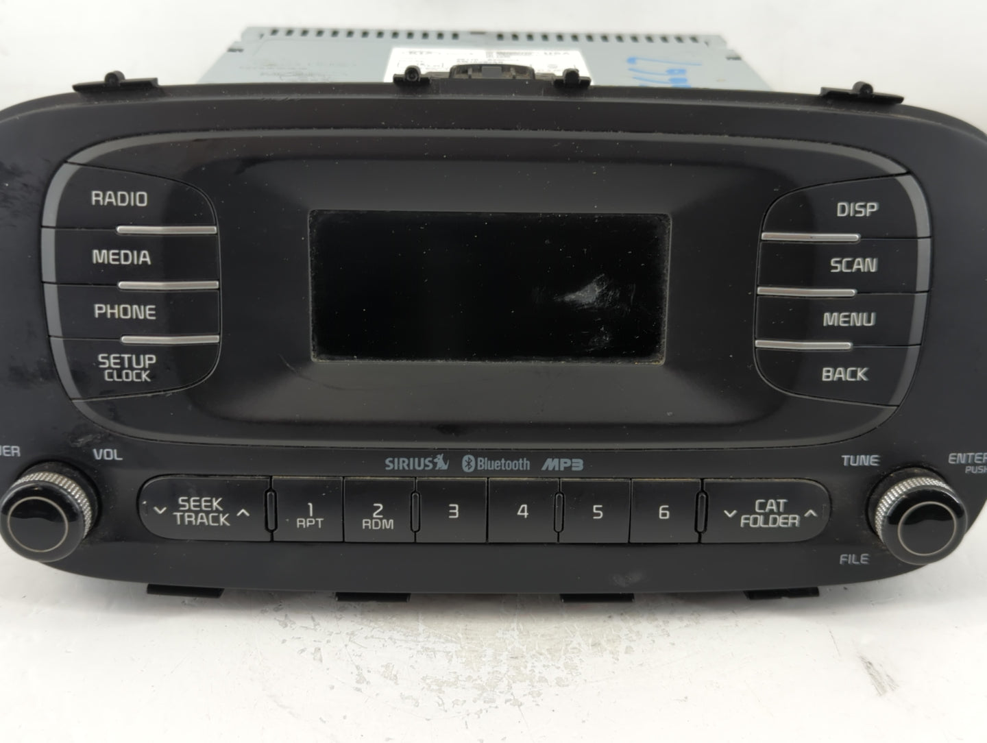 2014-2016 Kia Soul Radio AM FM Cd Player Receiver Replacement P/N:96170-B2090CA Fits Fits 2014 2015 2016 OEM Used Auto Parts