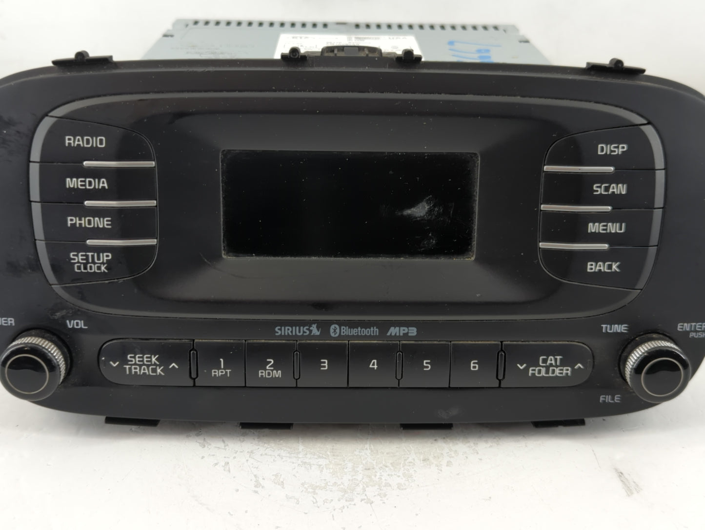 2014-2016 Kia Soul Radio AM FM Cd Player Receiver Replacement P/N:96170-B2090CA Fits Fits 2014 2015 2016 OEM Used Auto Parts
