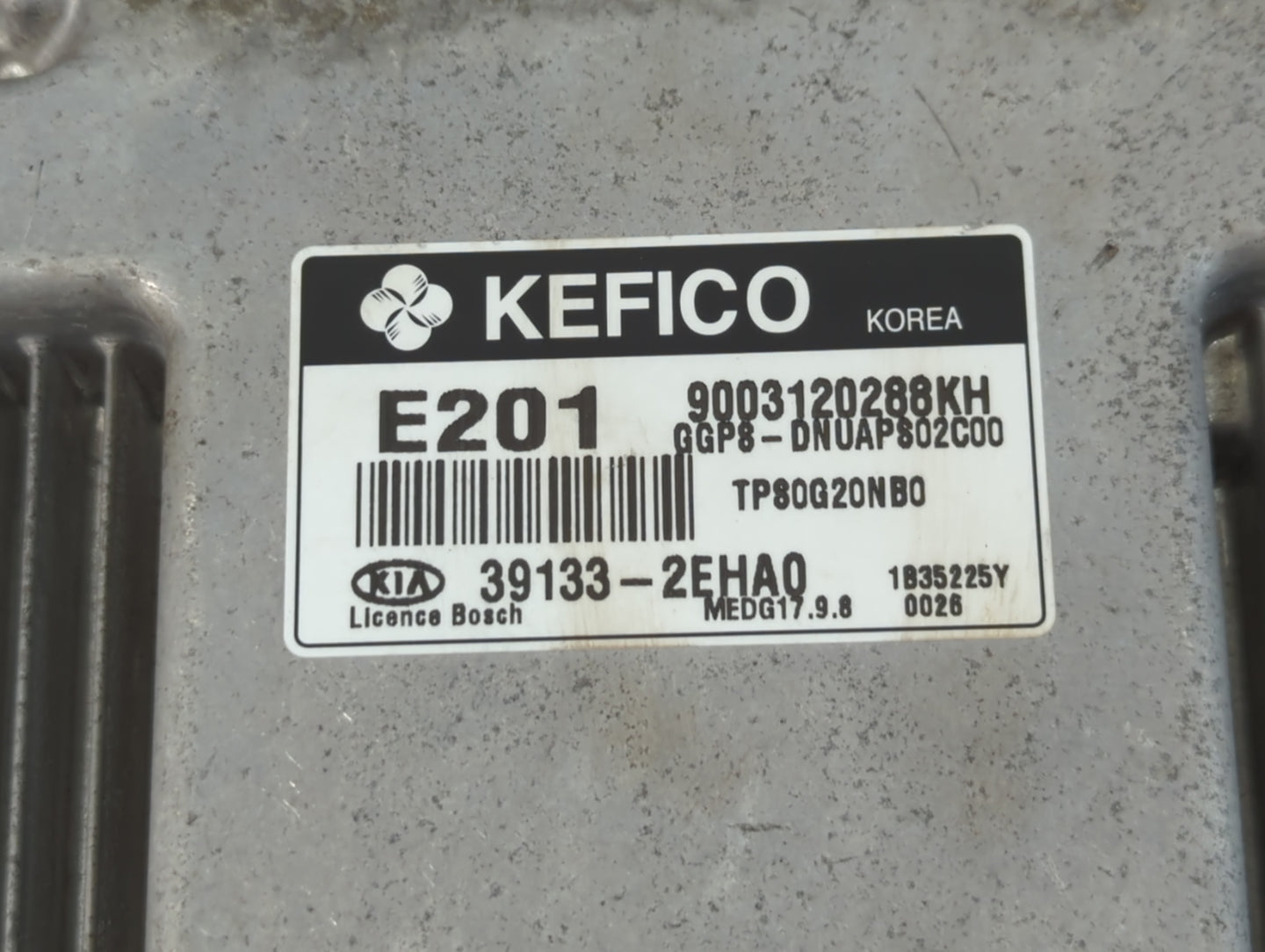 2014 Kia Soul PCM Engine Control Computer ECU ECM PCU OEM P/N:39133-2EHA0 Fits OEM Used Auto Parts - Oemusedautoparts1.com