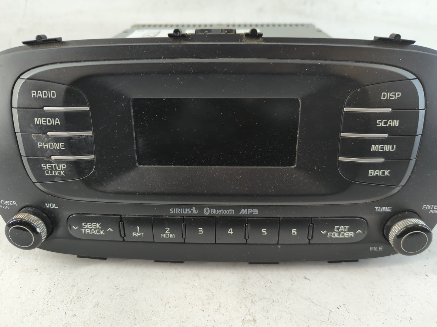 2014-2016 Kia Soul Radio AM FM Cd Player Receiver Replacement P/N:96170-B2090CA Fits Fits 2014 2015 2016 OEM Used Auto Parts