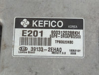 2014 Kia Soul PCM Engine Control Computer ECU ECM PCU OEM P/N:39133-2EHA0 Fits OEM Used Auto Parts - Oemusedautoparts1.com