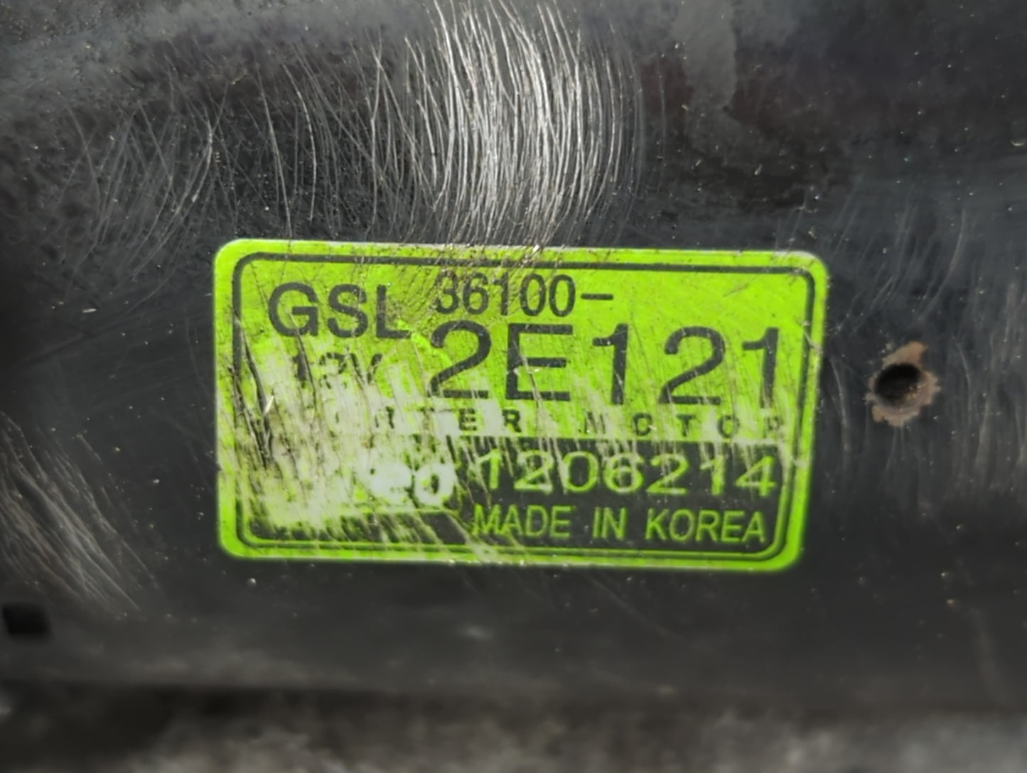 2014-2015 Kia Soul Car Starter Motor Solenoid OEM P/N:36100-2E121 Fits Fits 2014 2015 2016 OEM Used Auto Parts - Oemusedauto