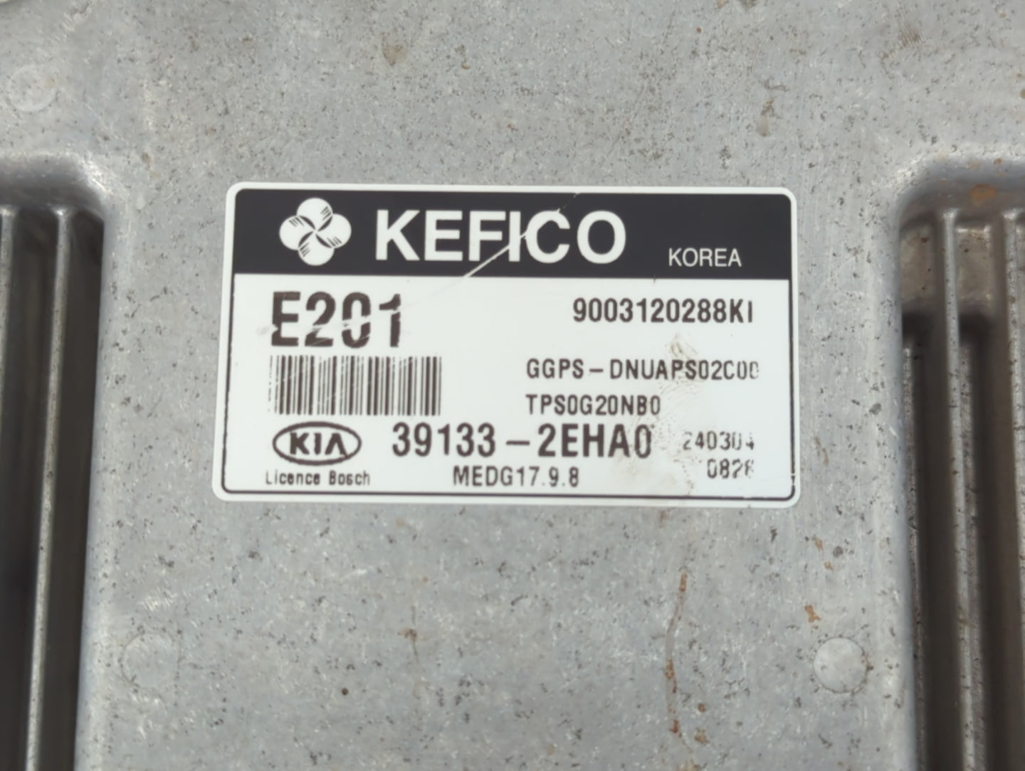 2014 Kia Soul PCM Engine Control Computer ECU ECM PCU OEM P/N:39133-2EHA0 Fits OEM Used Auto Parts - Oemusedautoparts1.com