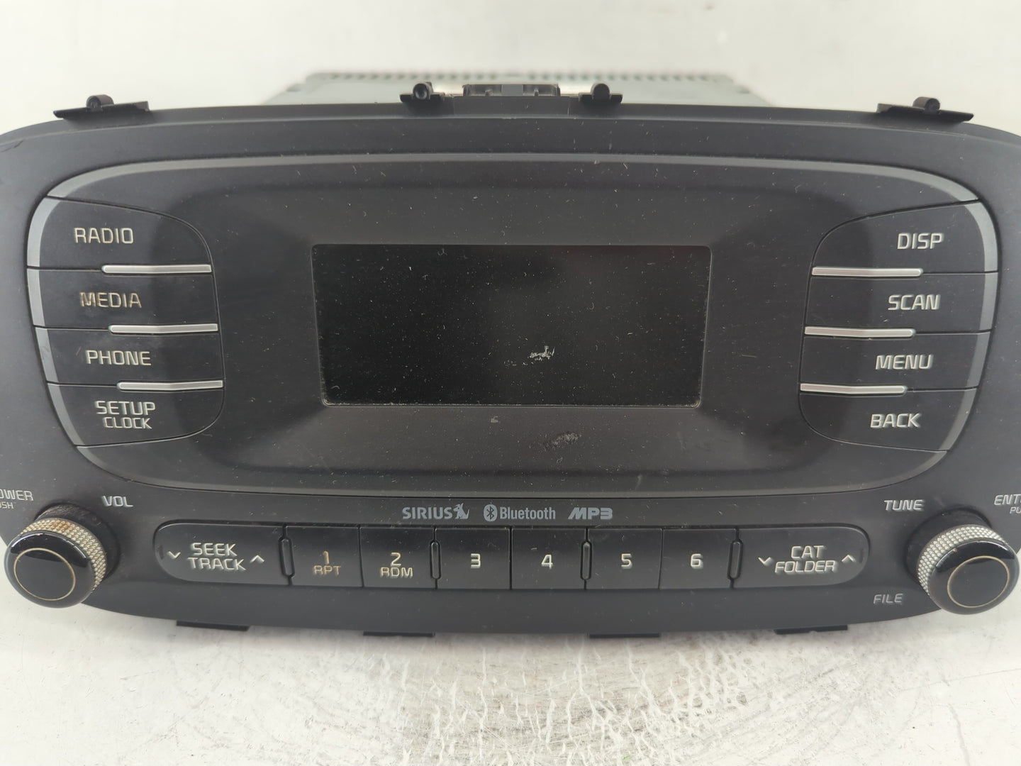 2014-2016 Kia Soul Radio AM FM Cd Player Receiver Replacement P/N:96170-B2090CA Fits Fits 2014 2015 2016 OEM Used Auto Parts