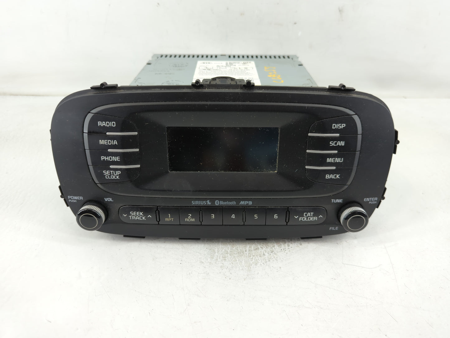 2014-2016 Kia Soul Radio AM FM Cd Player Receiver Replacement P/N:96170-B2090CA Fits Fits 2014 2015 2016 OEM Used Auto Parts
