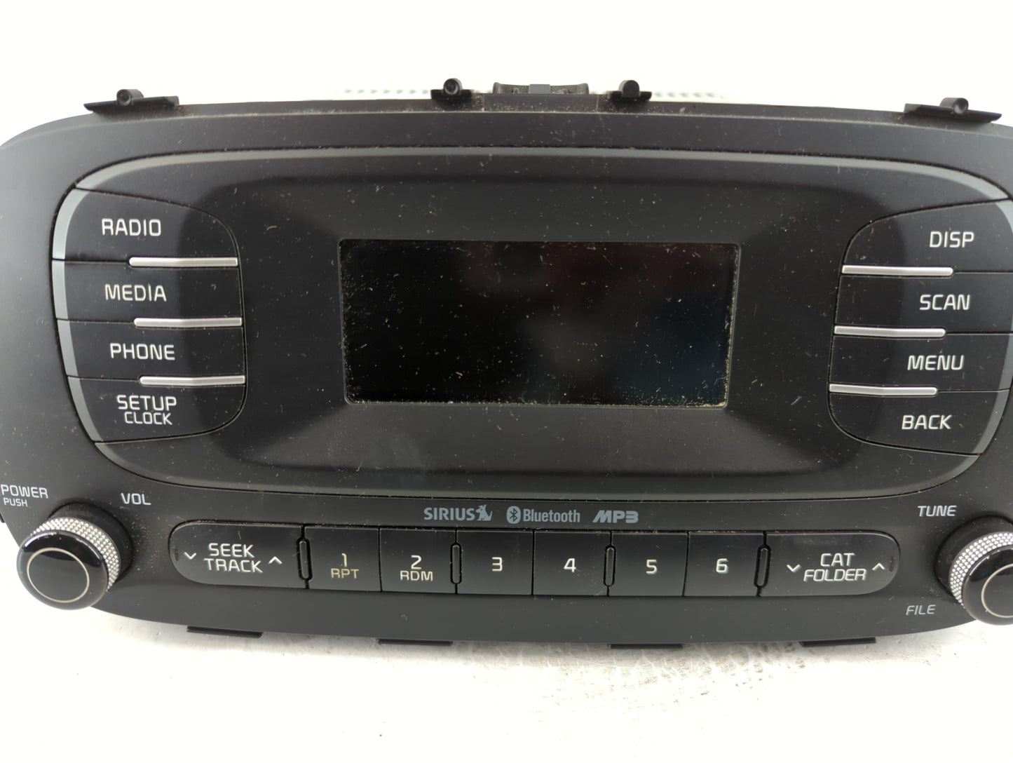2014-2016 Kia Soul Radio AM FM Cd Player Receiver Replacement P/N:96170-B2090CA Fits Fits 2014 2015 2016 OEM Used Auto Parts