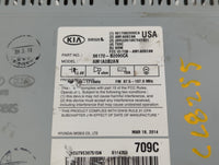 2014-2016 Kia Soul Radio AM FM Cd Player Receiver Replacement P/N:96170-B2090CA Fits Fits 2014 2015 2016 OEM Used Auto Parts