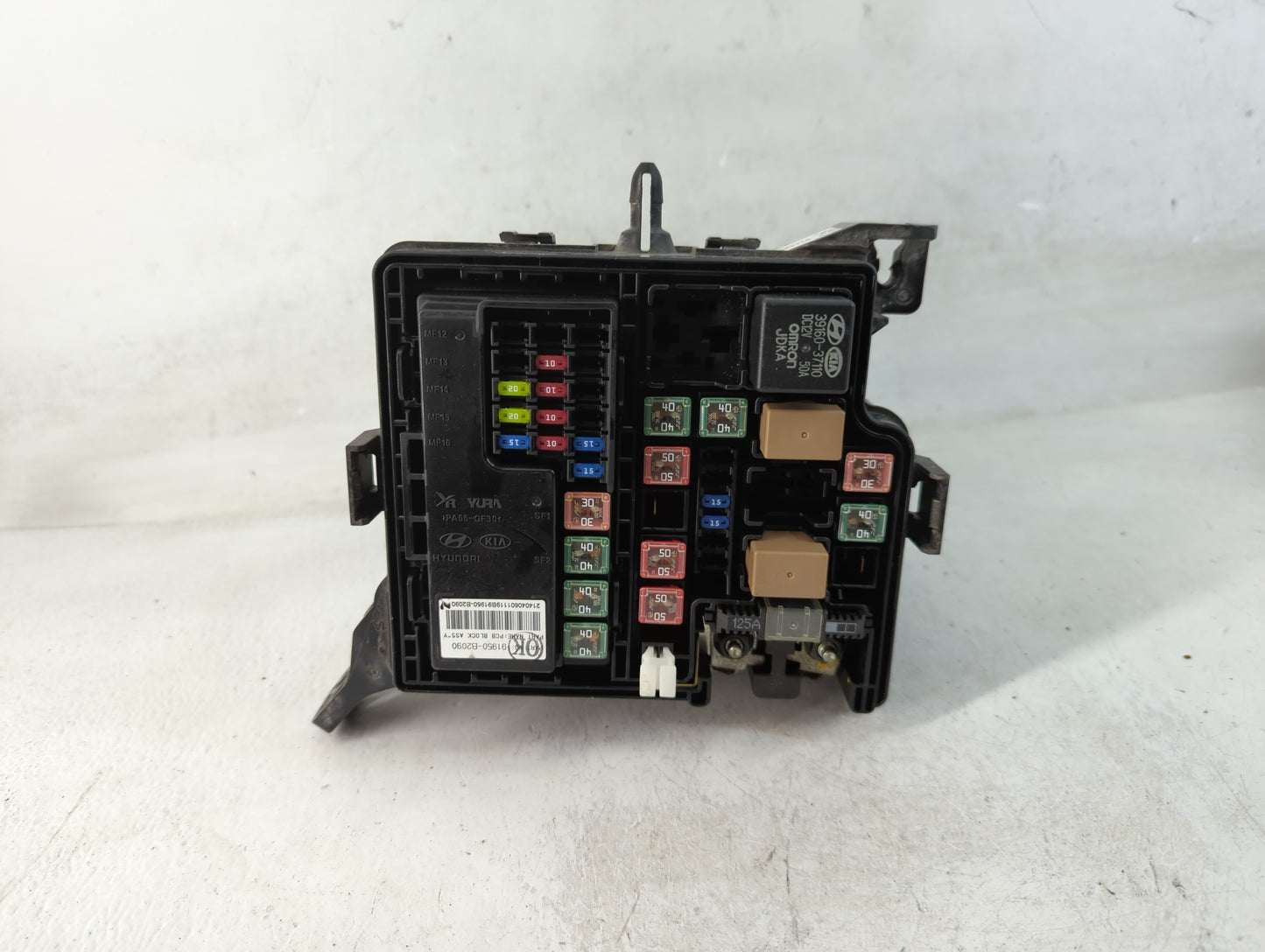 2014 Kia Soul Fusebox Fuse Box Panel Relay Module P/N:91950-B2090 Fits OEM Used Auto Parts - Oemusedautoparts1.com