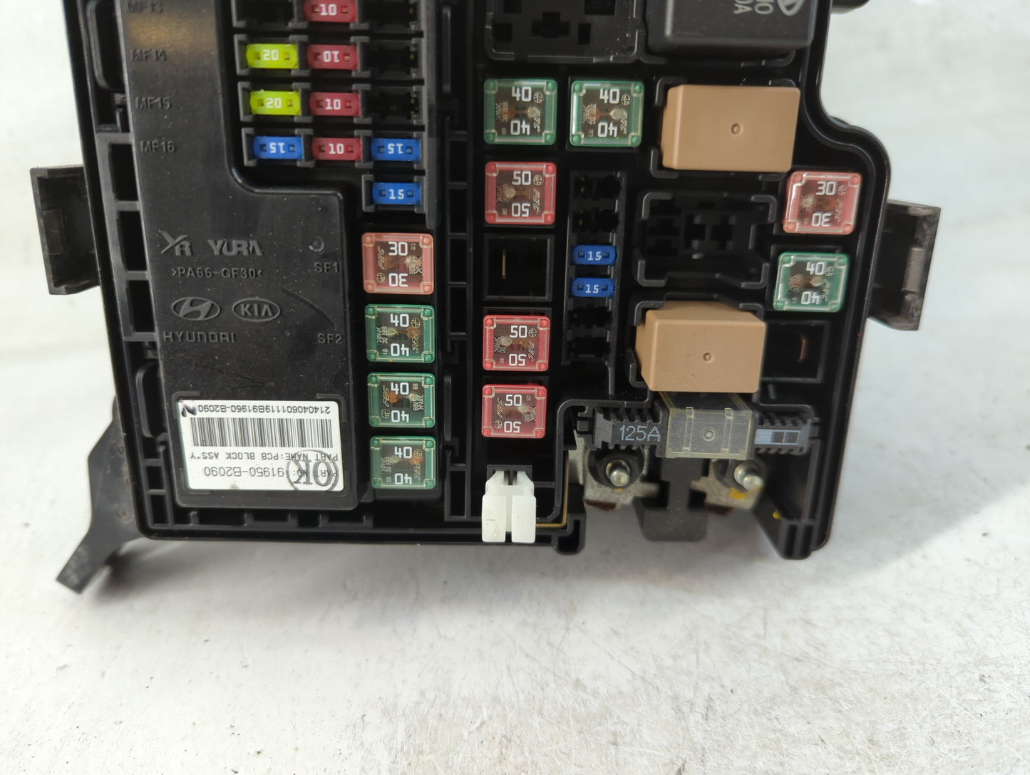 2014 Kia Soul Fusebox Fuse Box Panel Relay Module P/N:91950-B2090 Fits OEM Used Auto Parts - Oemusedautoparts1.com