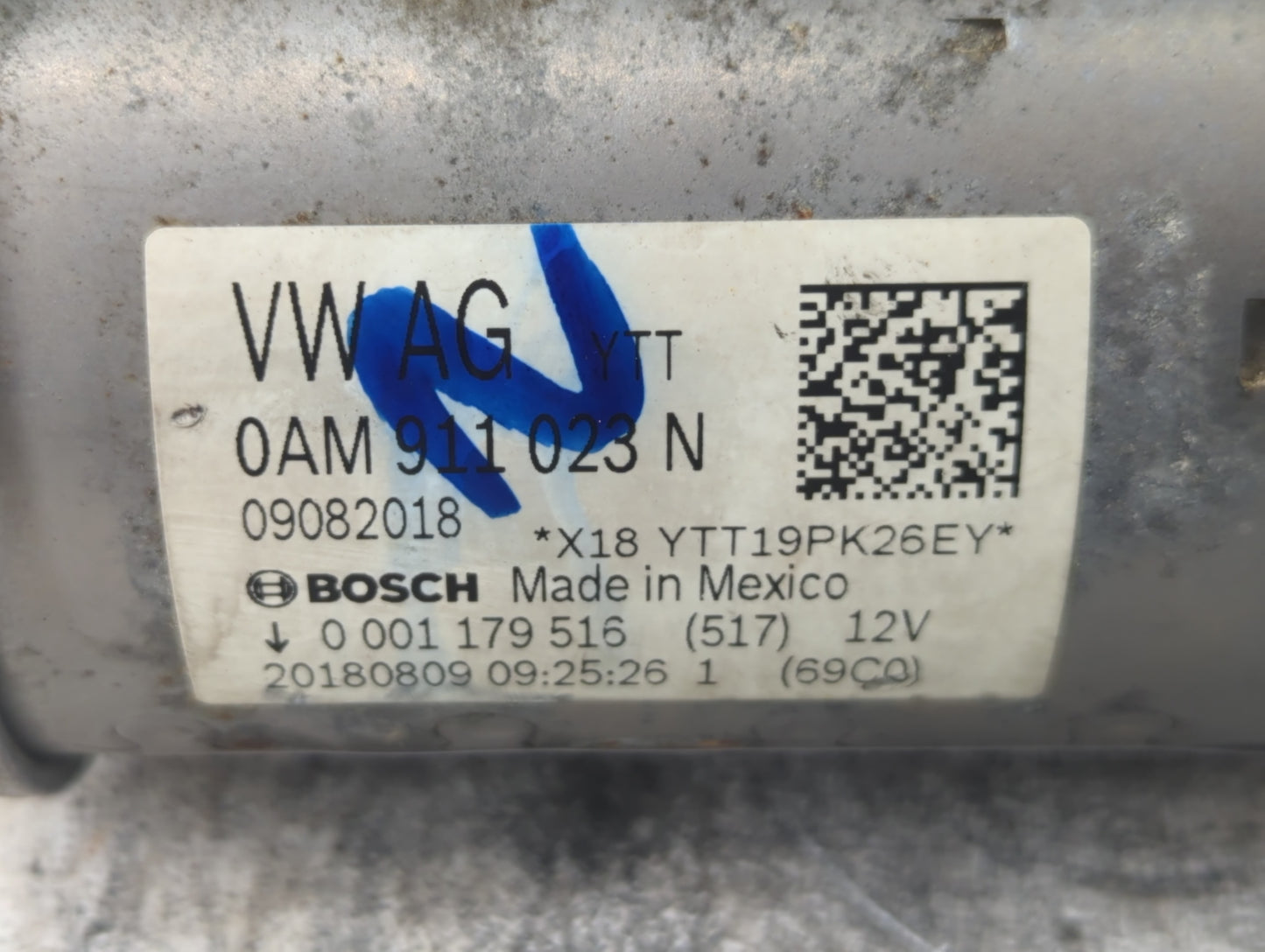 2012-2016 Kia Soul Car Starter Motor Solenoid OEM P/N:0AM 911 023 N Fits Fits 2012 2013 2014 2015 2016 OEM Used Auto Parts -