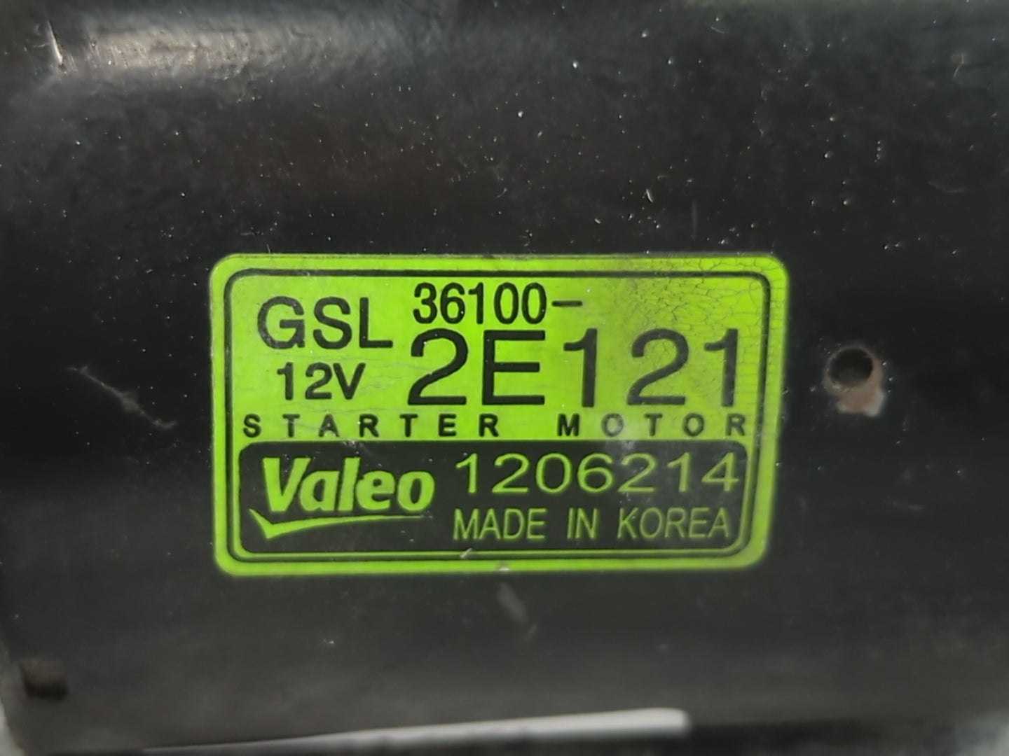 2014-2015 Kia Soul Car Starter Motor Solenoid OEM P/N:36100-2E121 Fits Fits 2014 2015 2016 OEM Used Auto Parts - Oemusedauto