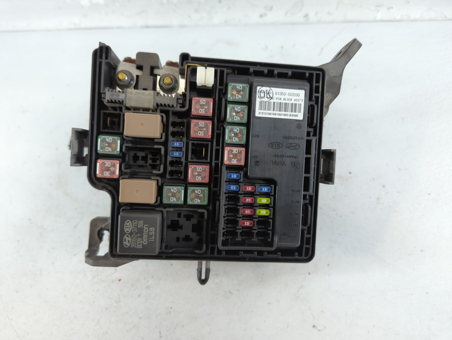2014 Kia Soul Fusebox Fuse Box Panel Relay Module P/N:91950-B2090 Fits OEM Used Auto Parts - Oemusedautoparts1.com