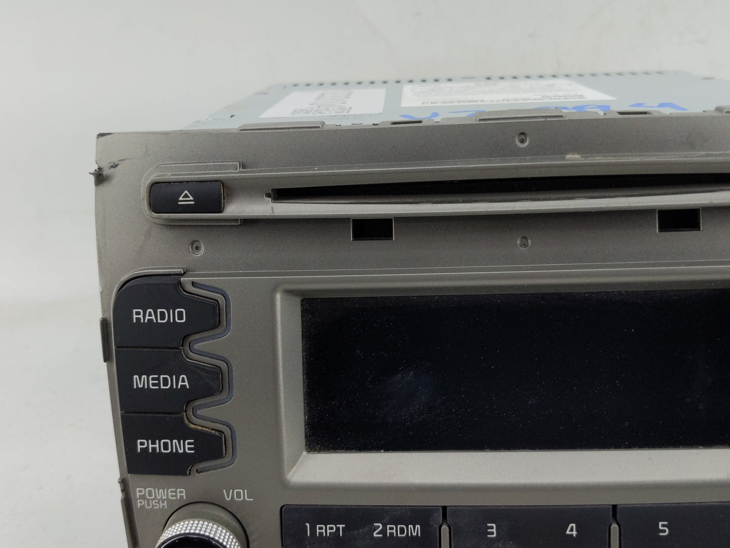 2014-2016 Kia Sportage Radio AM FM Cd Player Receiver Replacement P/N:96150-3W160DC9 Fits Fits 2014 2015 2016 OEM Used Auto 