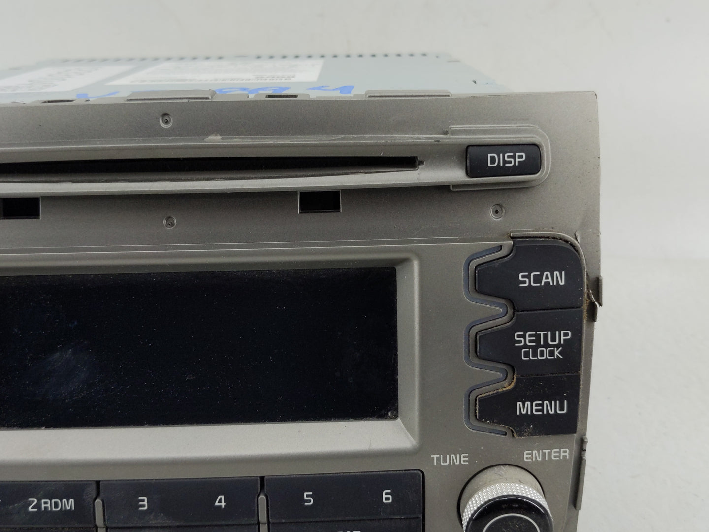 2014-2016 Kia Sportage Radio AM FM Cd Player Receiver Replacement P/N:96150-3W160DC9 Fits Fits 2014 2015 2016 OEM Used Auto 