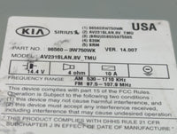 2014-2016 Kia Sportage Radio AM FM Cd Player Receiver Replacement P/N:96560-3W750WK Fits Fits 2014 2015 2016 OEM Used Auto P