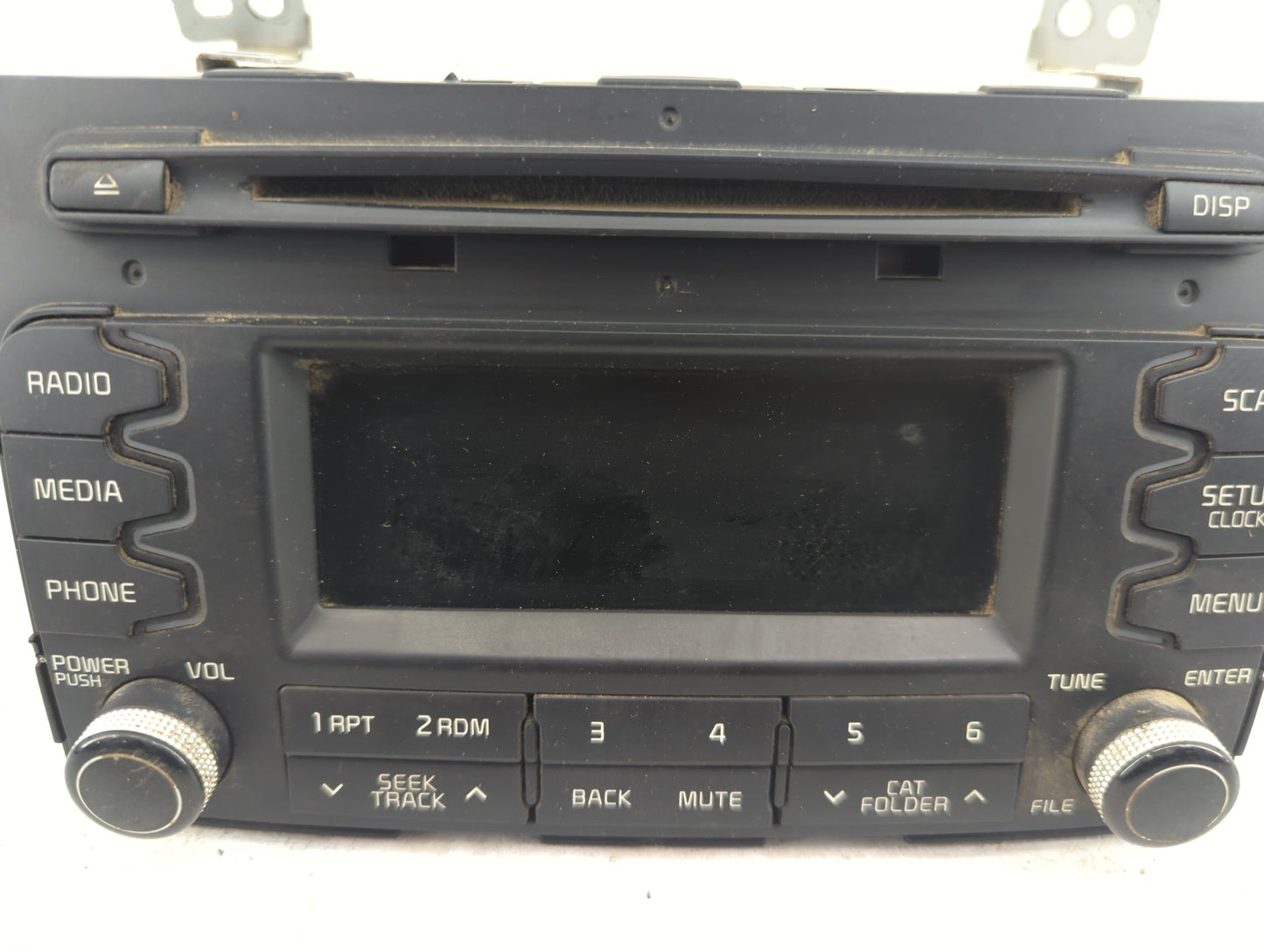 2014-2016 Kia Sportage Radio AM FM Cd Player Receiver Replacement P/N:96160-3W160WK Fits Fits 2014 2015 2016 OEM Used Auto P