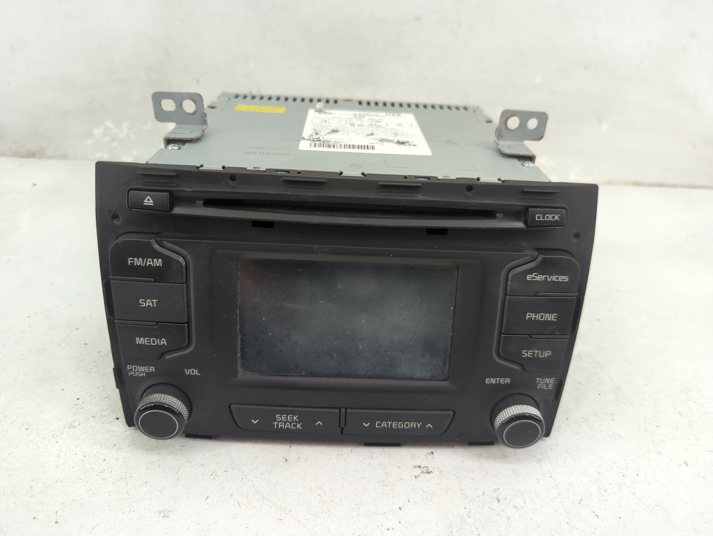 2014-2016 Kia Sportage Radio AM FM Cd Player Receiver Replacement P/N:96190-3W910WK Fits Fits 2014 2015 2016 OEM Used Auto P