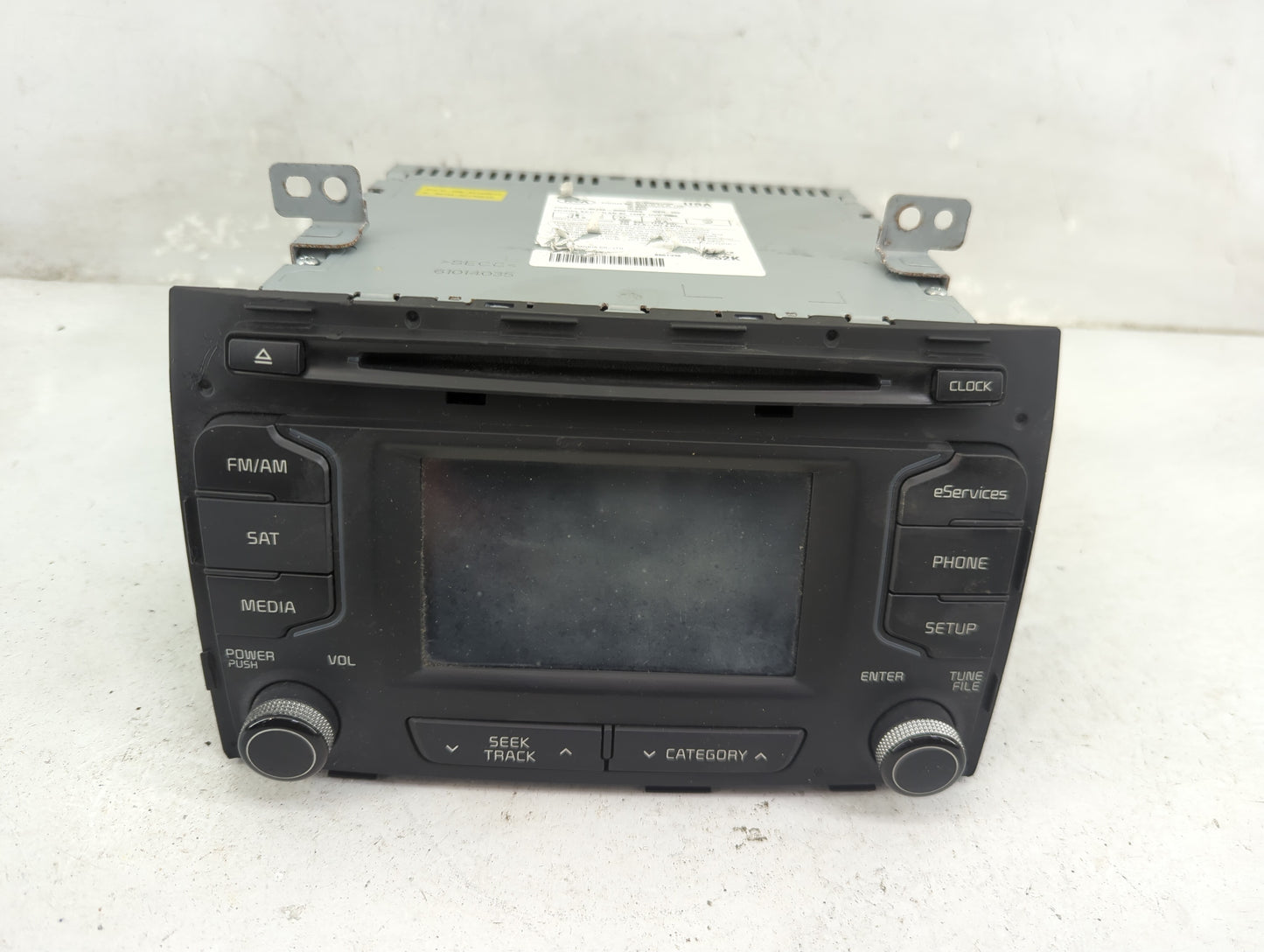 2014-2016 Kia Sportage Radio AM FM Cd Player Receiver Replacement P/N:96190-3W910WK Fits Fits 2014 2015 2016 OEM Used Auto P