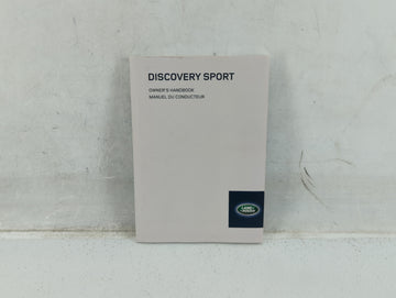 2014 Land Rover Discovery Sport Owners Manual Book Guide P/N:18 01 63 152 OEM Used Auto Parts - Oemusedautoparts1.com