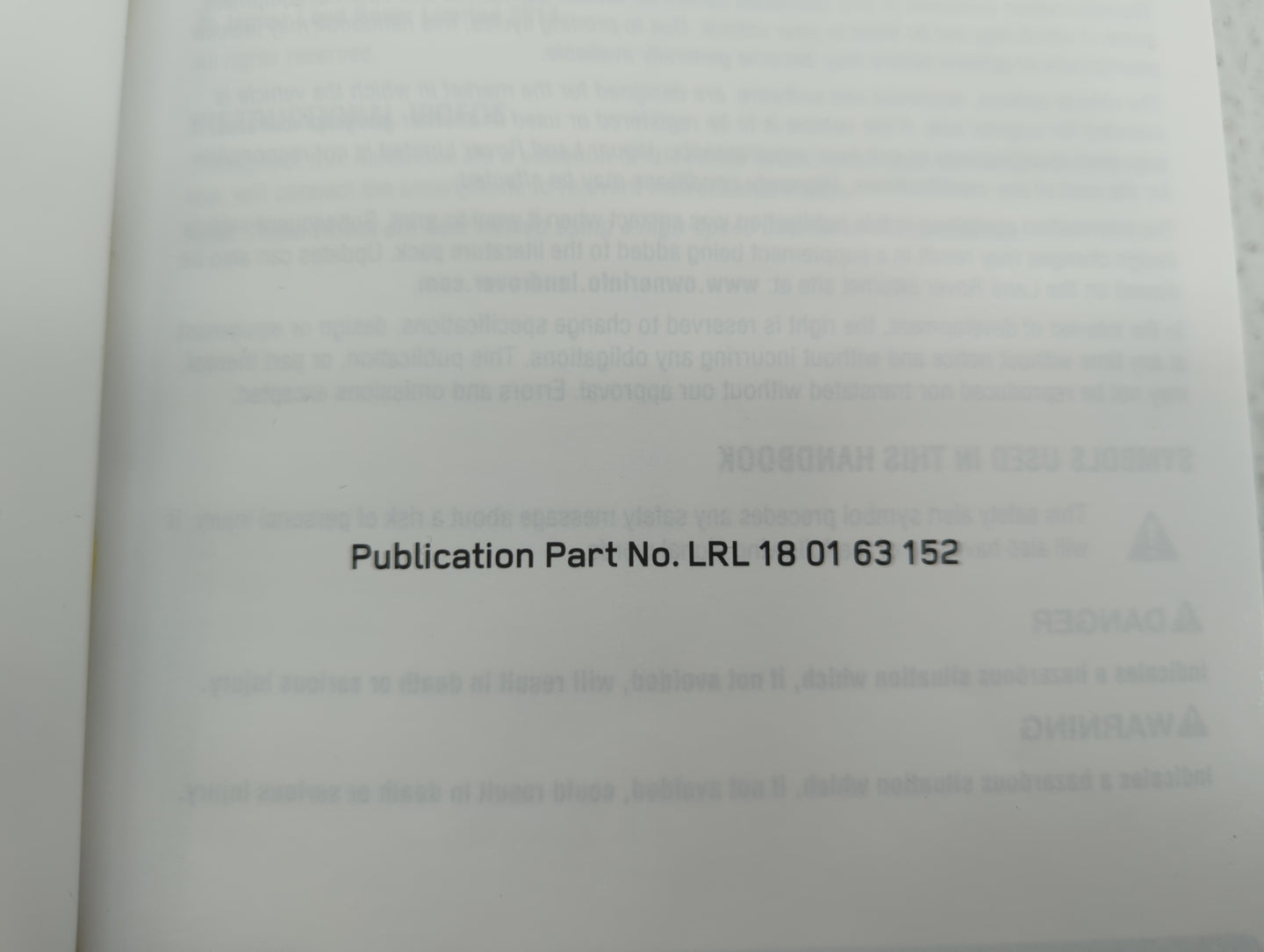 2014 Land Rover Discovery Sport Owners Manual Book Guide P/N:18 01 63 152 OEM Used Auto Parts - Oemusedautoparts1.com