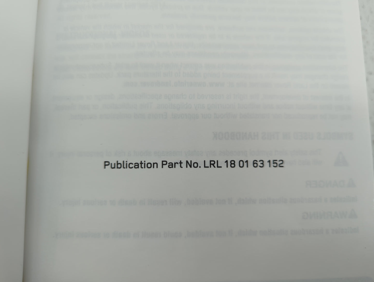 2014 Land Rover Discovery Sport Owners Manual Book Guide P/N:18 01 63 152 OEM Used Auto Parts - Oemusedautoparts1.com