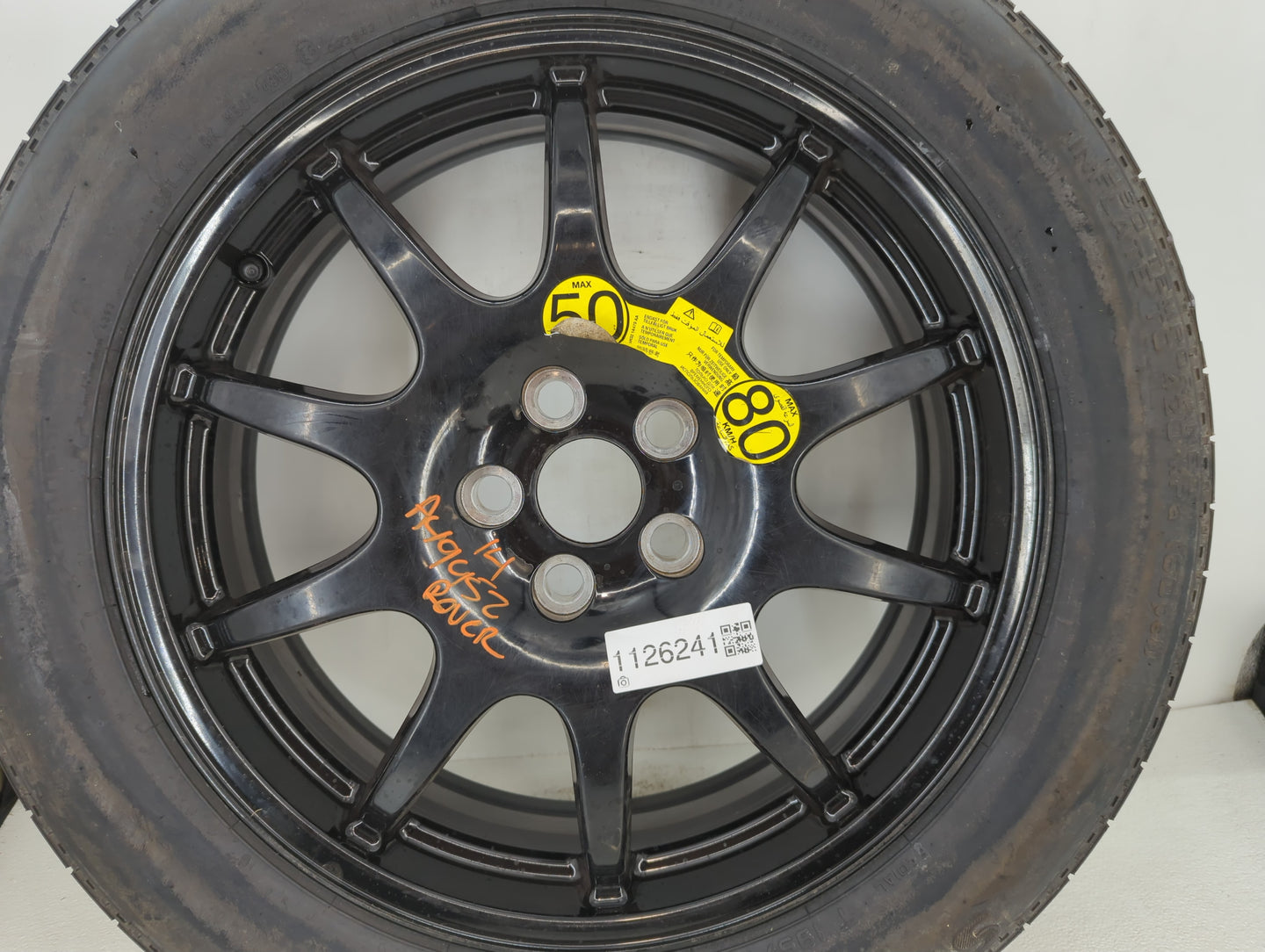 2013-2022 Land Rover Range Rover Spare Donut Tire Wheel Rim Oem - Oemusedautoparts1.com