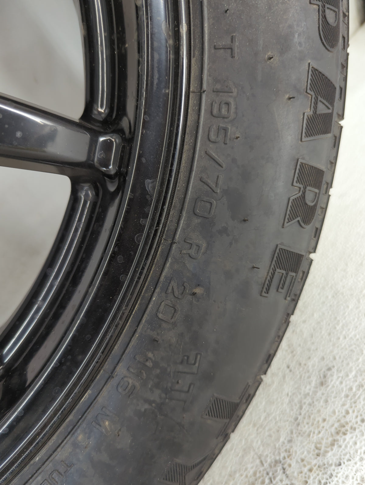 2014 Land Rover Range Rover Sport Spare Donut Tire Wheel Rim Oem - Oemusedautoparts1.com
